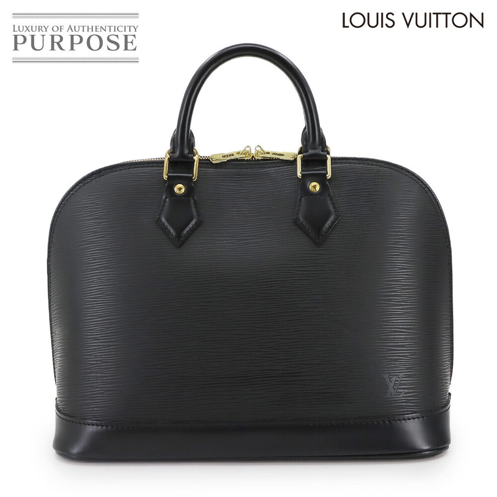 Louis Vuitton Epi Alma Handbag Noir Black Leather